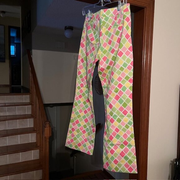 Molly B. Fun Checkered Colorful Pants Size 4 - Picture 4 of 6